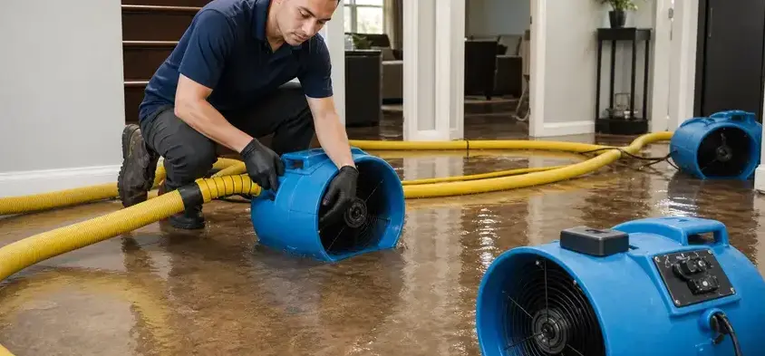 Burst pipe cleanup in Bay Village, OH by Galloway Water Damage Restoration